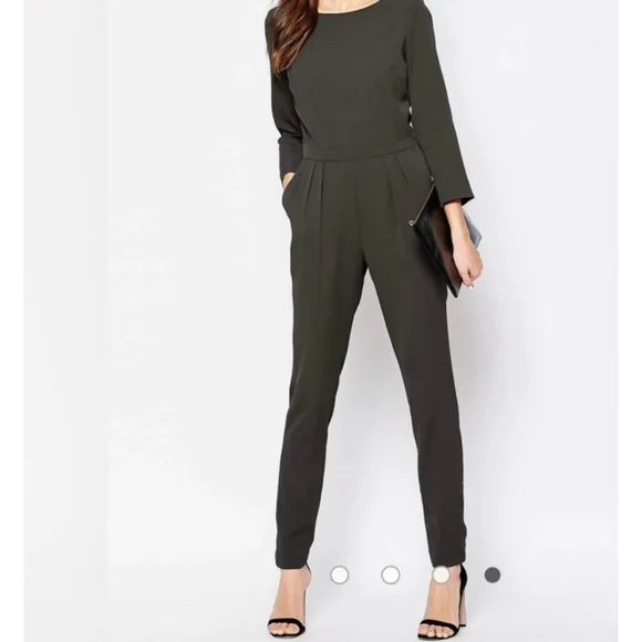 Reiss Lowback Amelia Jumpsuit 0 - Picture 3 of 7